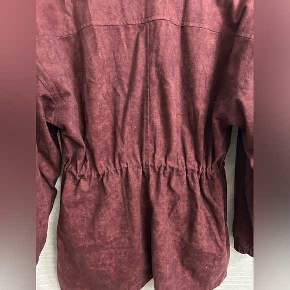 CS Signature Jacket Womens Medium Reversible Full Zip Velvet/Windbreaker Size S - Picture 6 of 11